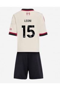 Liverpool Giovanni Leoni #15 Babytruitje Uit tenue Kind 2025-26 Korte Mouw (+ Korte broeken)